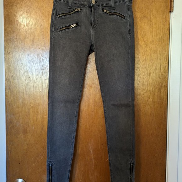 Skinny rag & bone/JEAN with zipper accents 26x28 - Picture 2 of 7